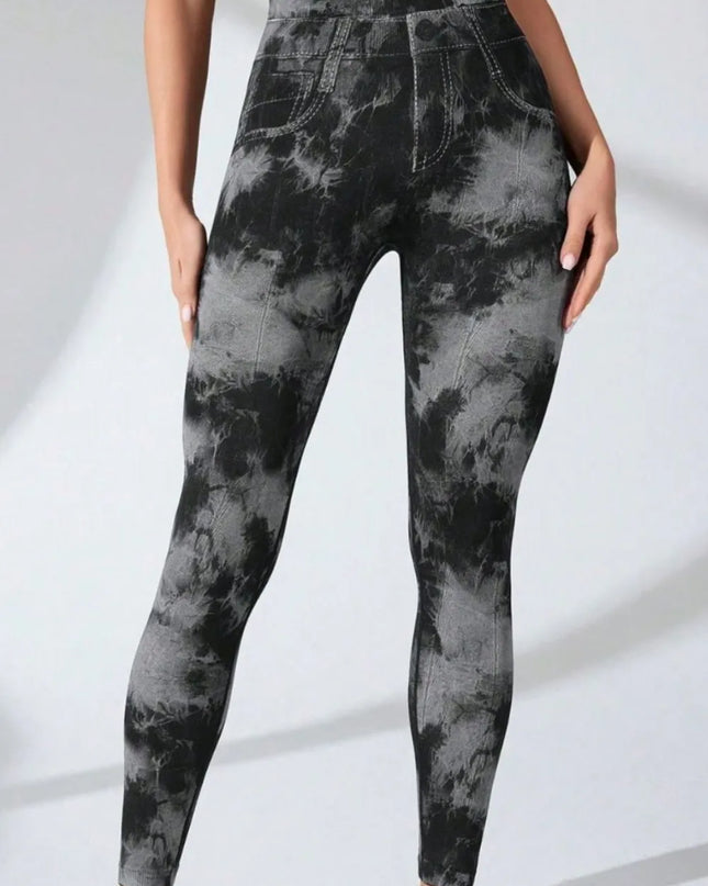 Tie-Dye High Waist Active Leggings
