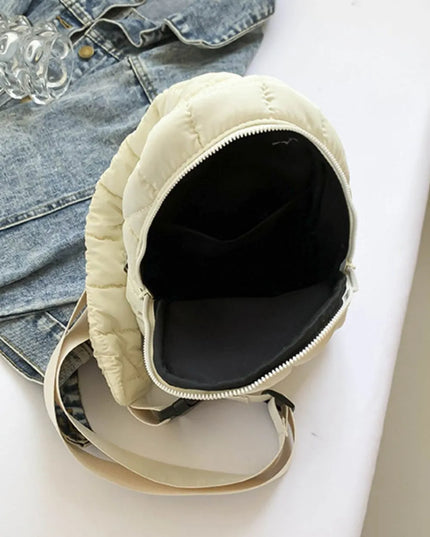 Quilted Nylon Crossbody Bag