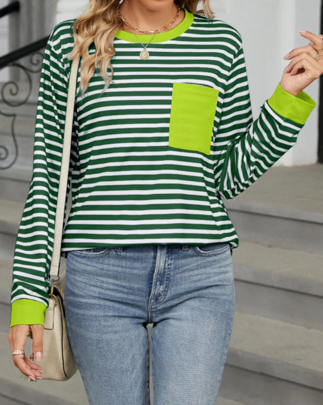 Striped Long Sleeve T-Shirt