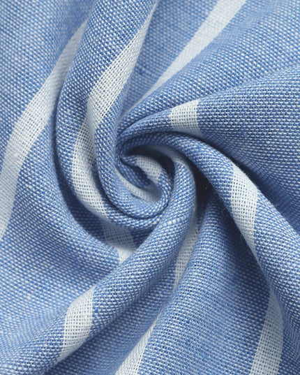 Striped Oversized Button-Down Shirt