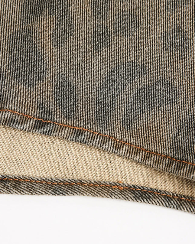 Men's Leopard Button Up Long Sleeve Jacket