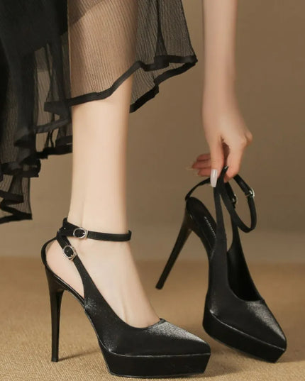 Point Toe Stiletto Pumps 