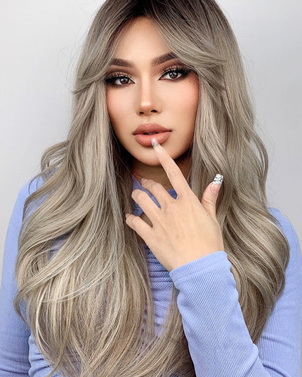 Full Machine Long Wave Wigs 26'' 