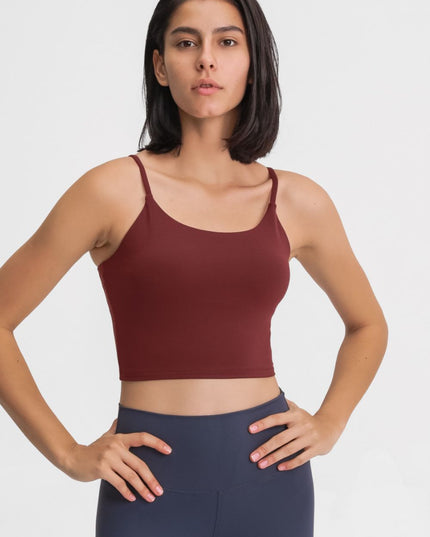Millennia Feel Like Skin Scoop Neck Sports Cami