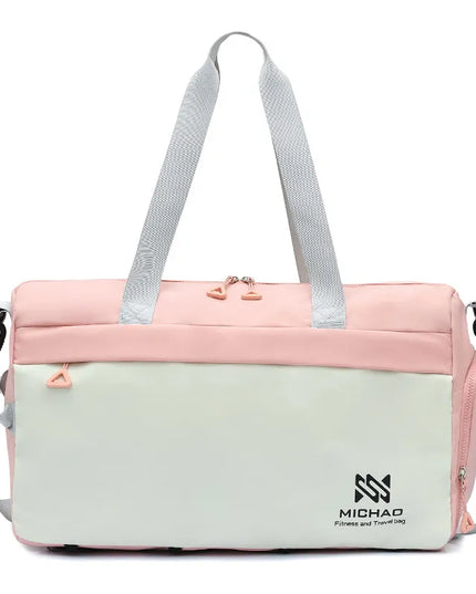 Waterproof Portable Travel Bag Blush Pink One Size