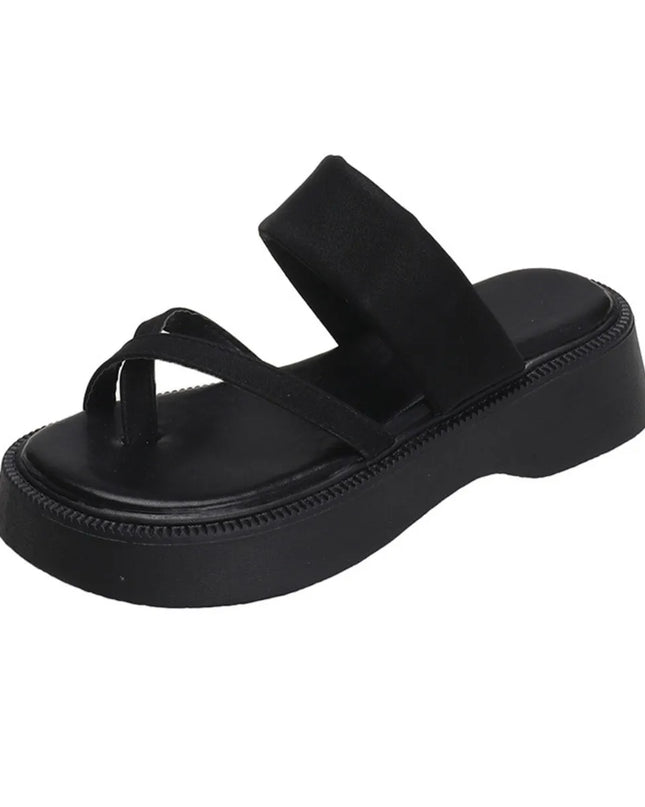 Multi-Strap Platform Sandals 