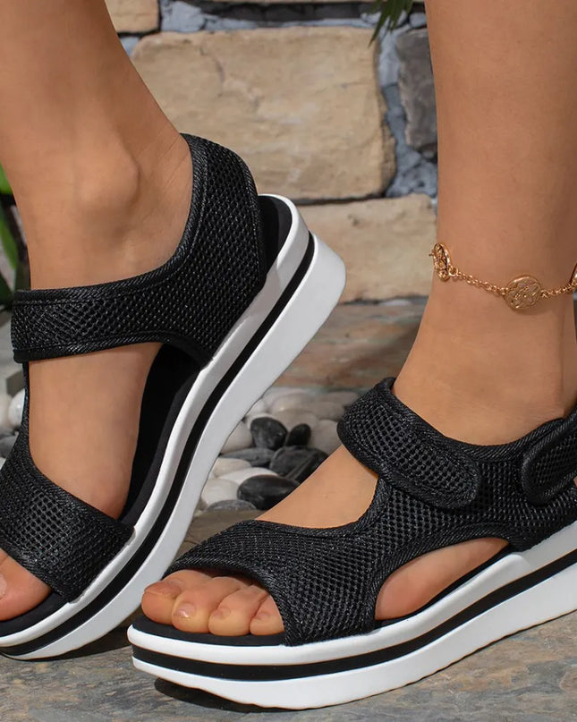 Velcro Mesh Breathable Sandals 