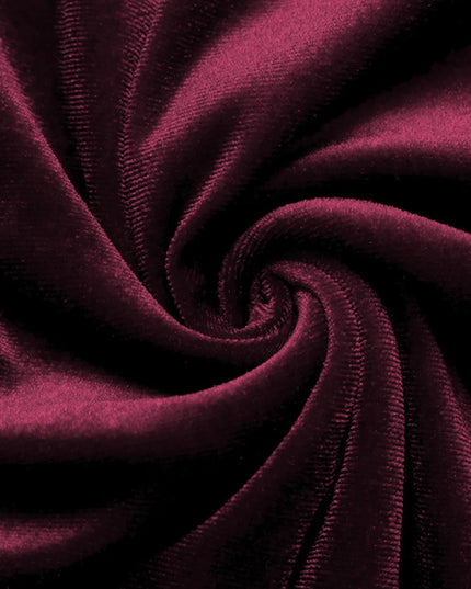 Side Tied Velvet Skirt