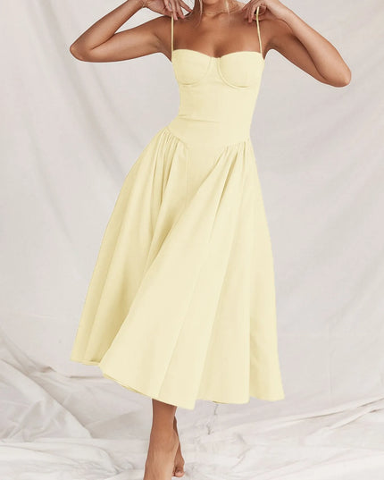 Ruched Sweetheart Neck Cami Dress