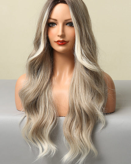 Full Machine Made Long Wave Wigs 26'' 