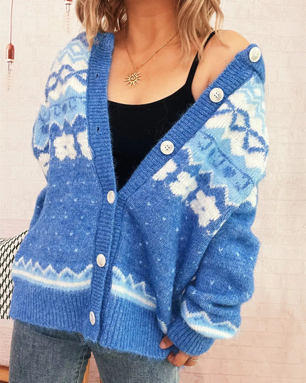 Ribbed Button Down Knit Cardigan