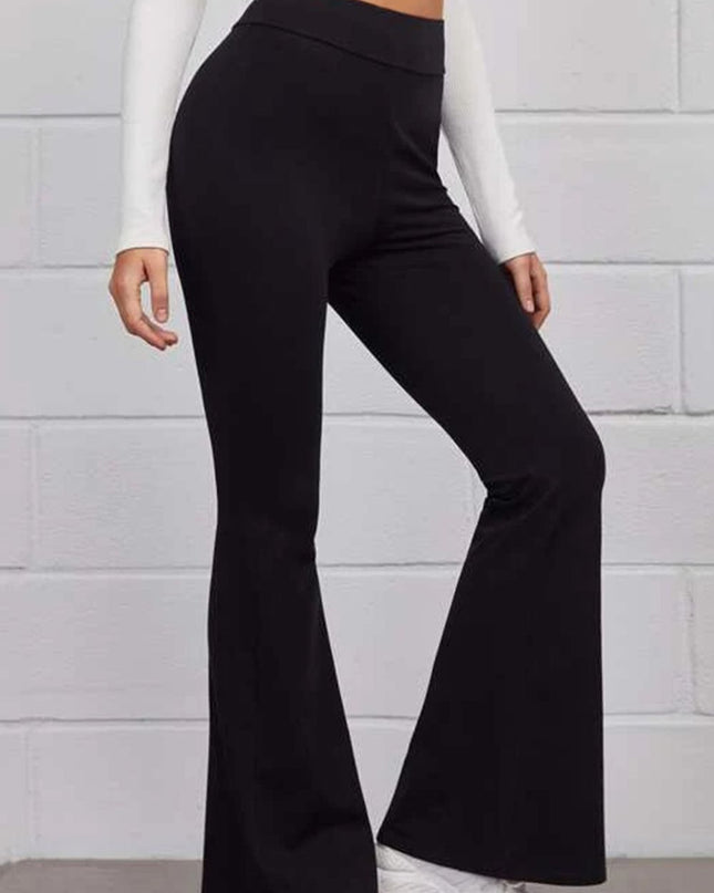 Pull On Flared Pants 