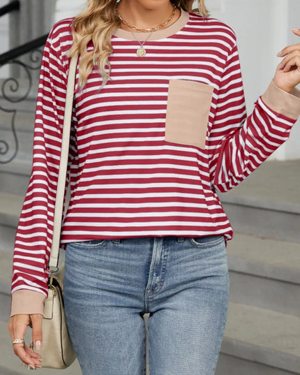 Striped Long Sleeve T-Shirt