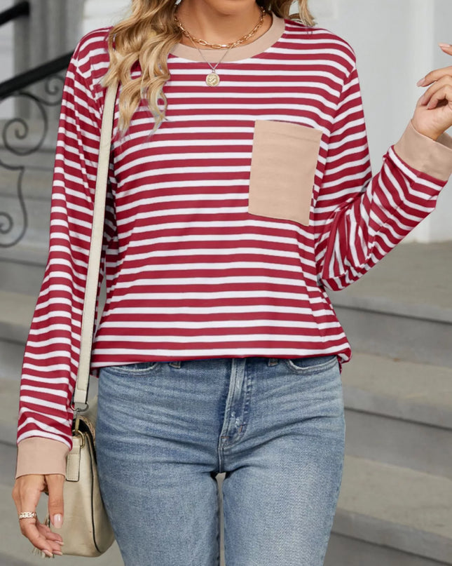 Striped Long Sleeve T-Shirt