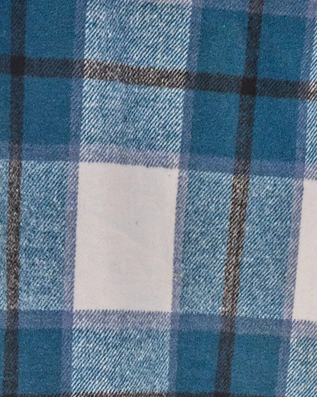 Double Take Full Size Plaid Button Up Lapel Collar Coat