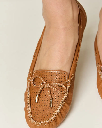 Forever Link Bow Decor Flat Loafers
