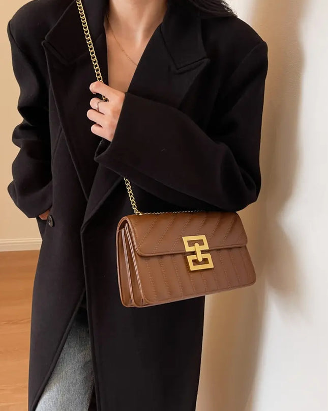 PU Leather Crossbody Bag 