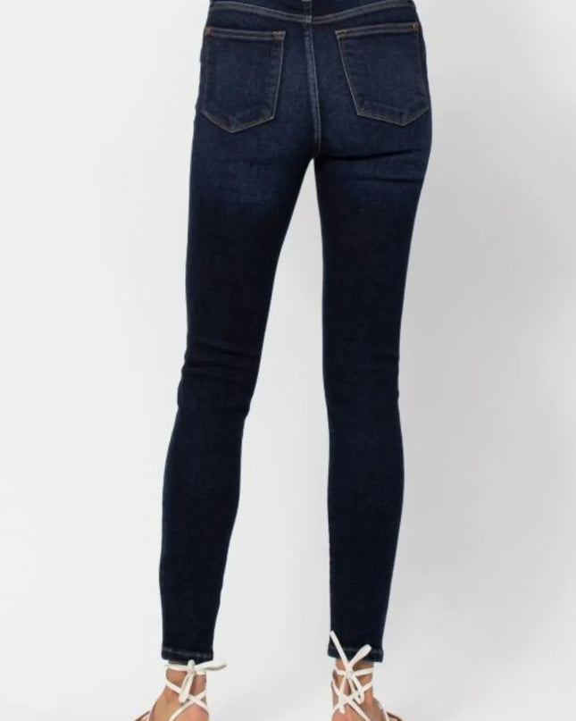 Judy Blue Full Size High Waist Handsand Skinny Jeans