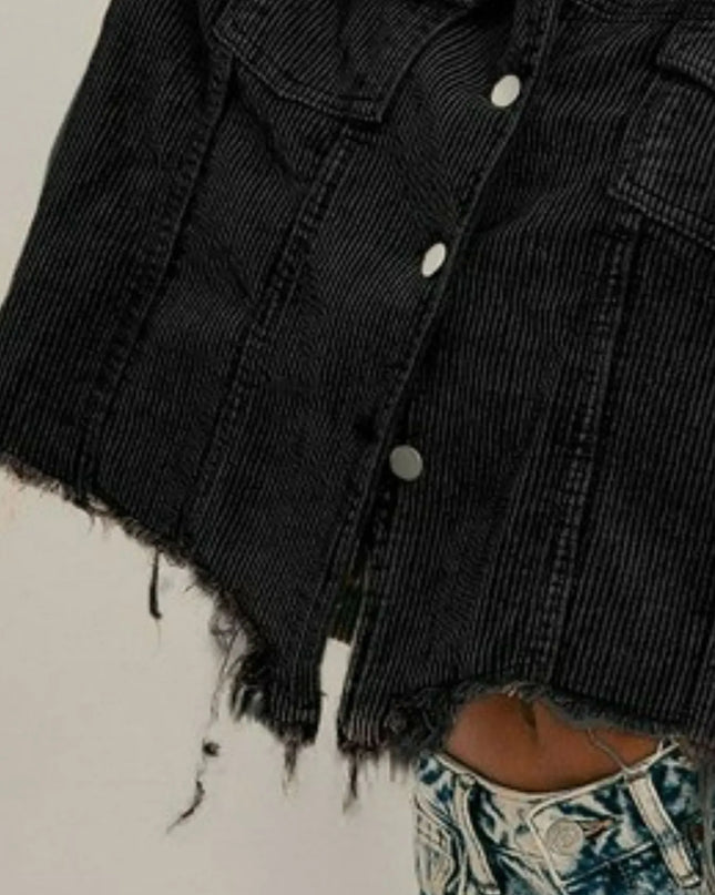 BiBi Vintage Washed Corduroy Jacket