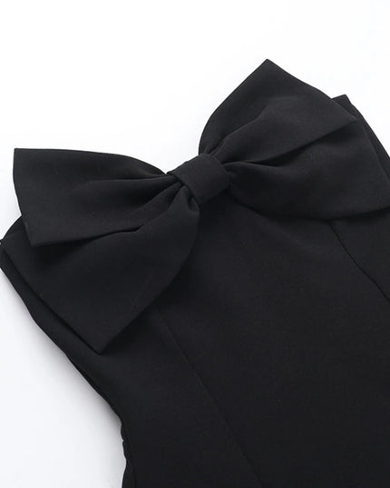 Bow Tube A-Line Mini Dress