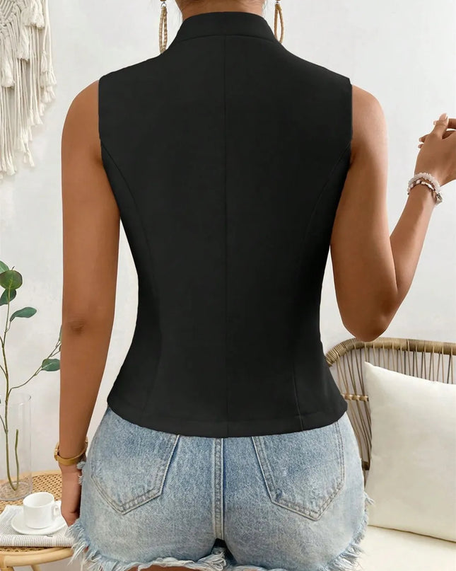 Button Down Vest Coat