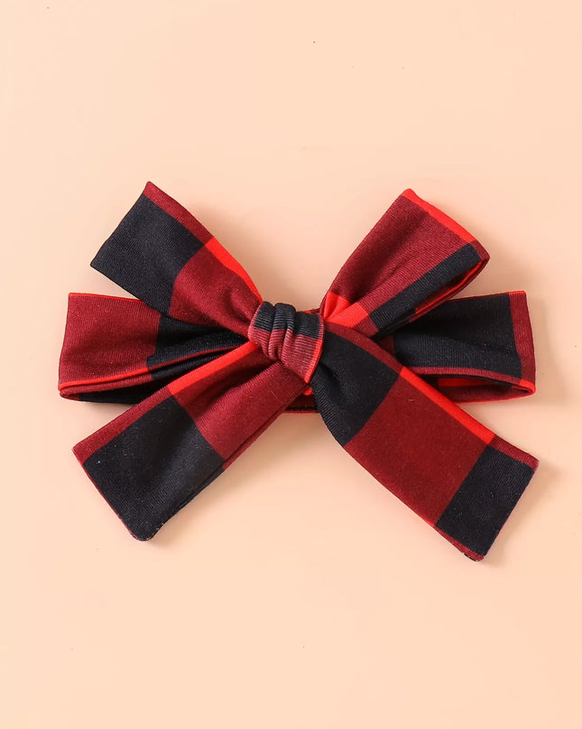 Children's Christmas Bodysuit and Pants Set with Headband