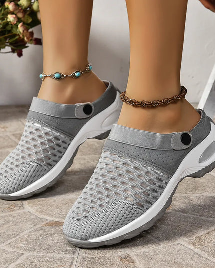Breathable Mesh Round Toe Sneakers 