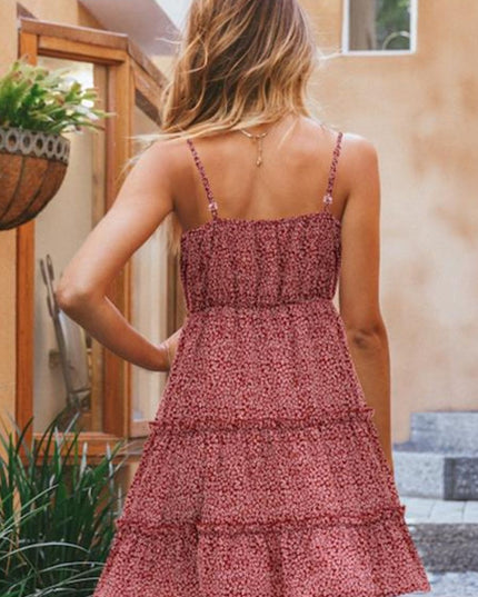 Ditsy Floral Spaghetti Strap Dress