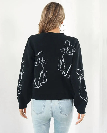 Round Neck Long Sleeve Sweater