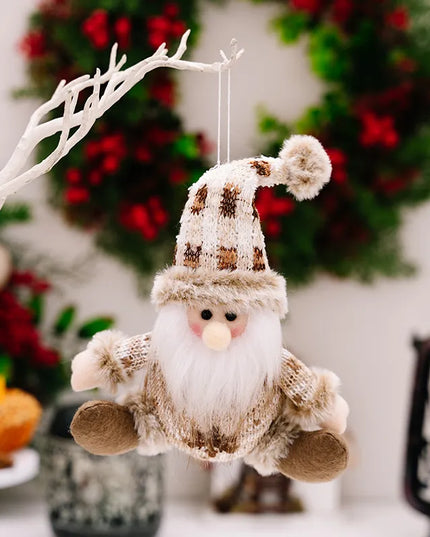 Pointed Hat Doll Hanging Ornament Style C One Size