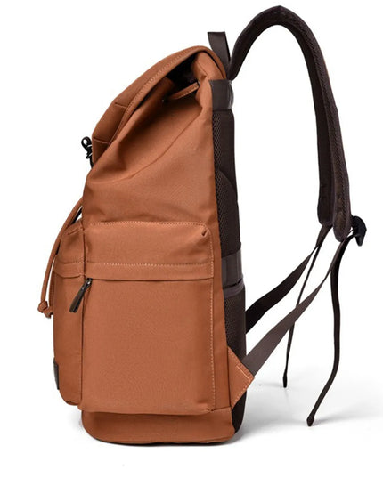 Multi Pockets Adjustable Strap Canvas Backpack Bag