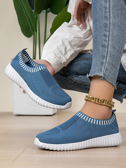 Breathable Knit Slip-On Athletic 