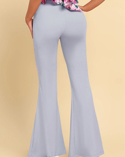 Pull On Flared Pants 