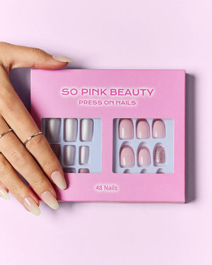 SO PINK BEAUTY Press On Nails 2 Packs 