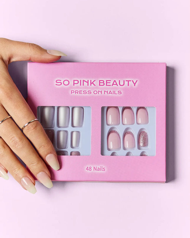 SO PINK BEAUTY Press On Nails 2 Packs 
