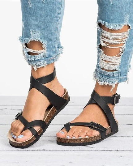 Toe Loop Flats Sandals