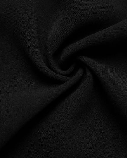 Lace Detail Button-Front Midi Shirt Dress