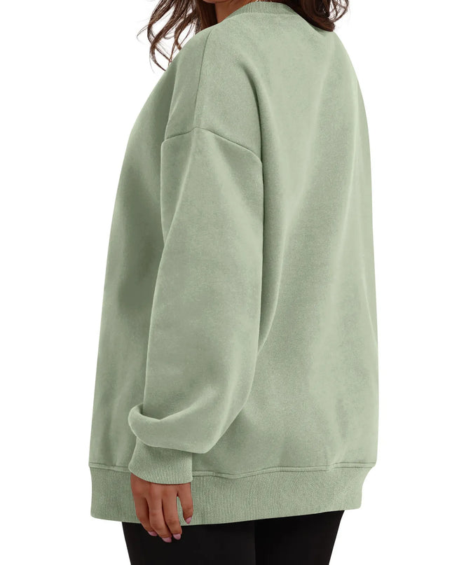 Oversized Long Sleeve Crewneck Sweatshirt