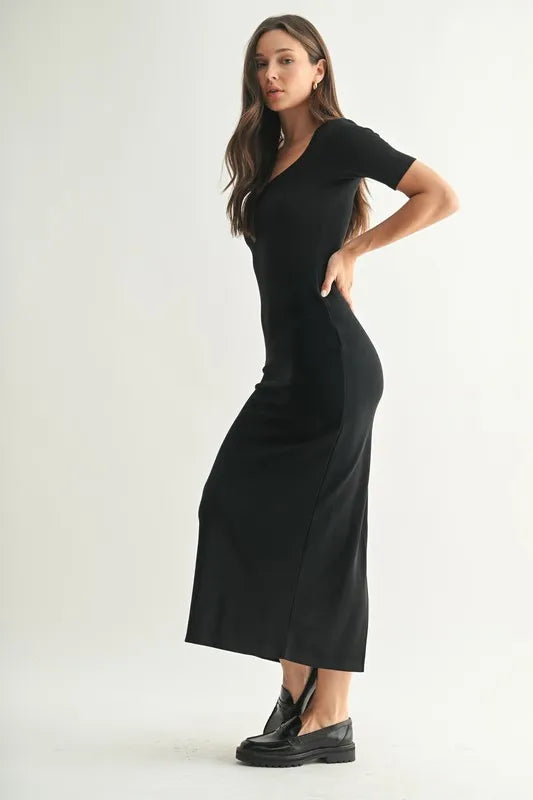 MONO B Laguna Soft Drape Maxi Dress