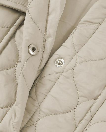 Snap Down Collared Winter Coat