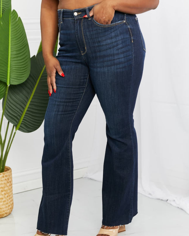 Judy Blue Full Size High Rise Flare Jeans