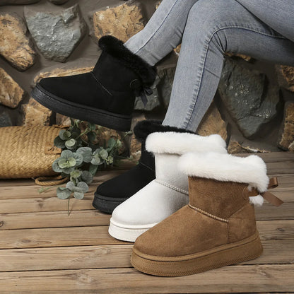 Fur-Lined Winter Ankle Boots