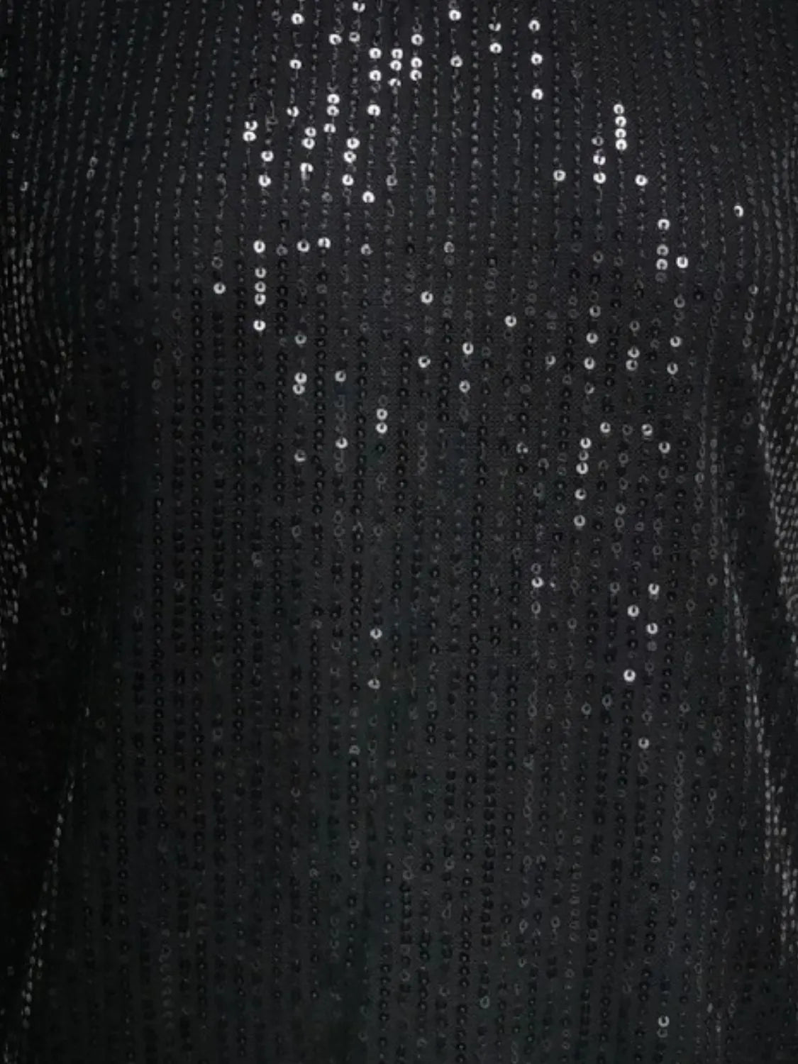 V-Neck Sequin Cap Sleeve Top