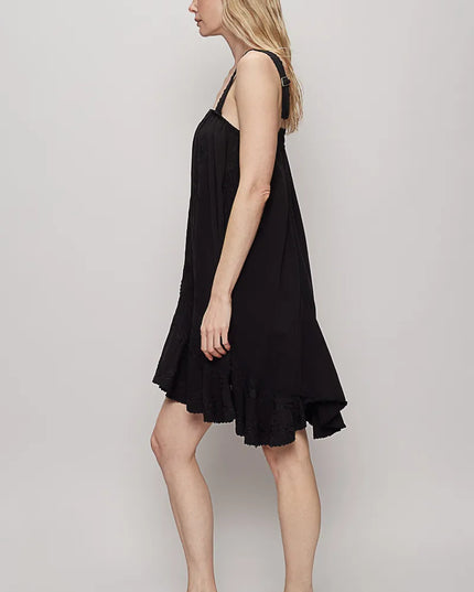 POL Ruffle Hem Sleeveless Mini Dress