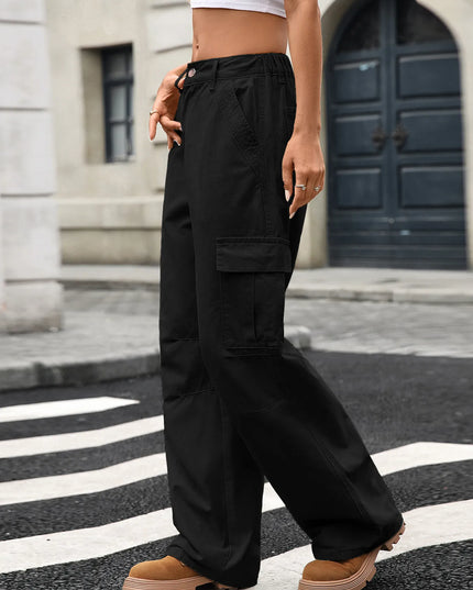 Wide Leg Cargo Jeans