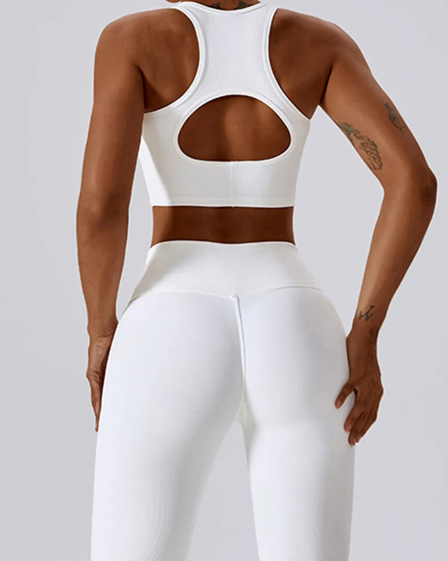 Basic Bae Cutout Racerback Active Tank