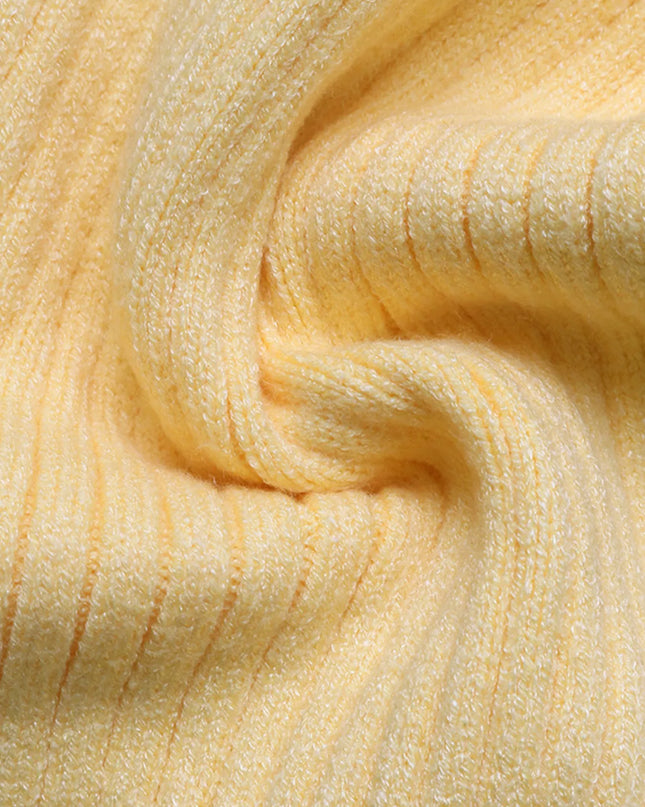 Asymmetrical Ribbed Button Up Cardigan