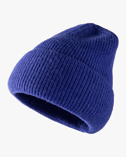 Thermal Solid Knit Hat Violet One Size