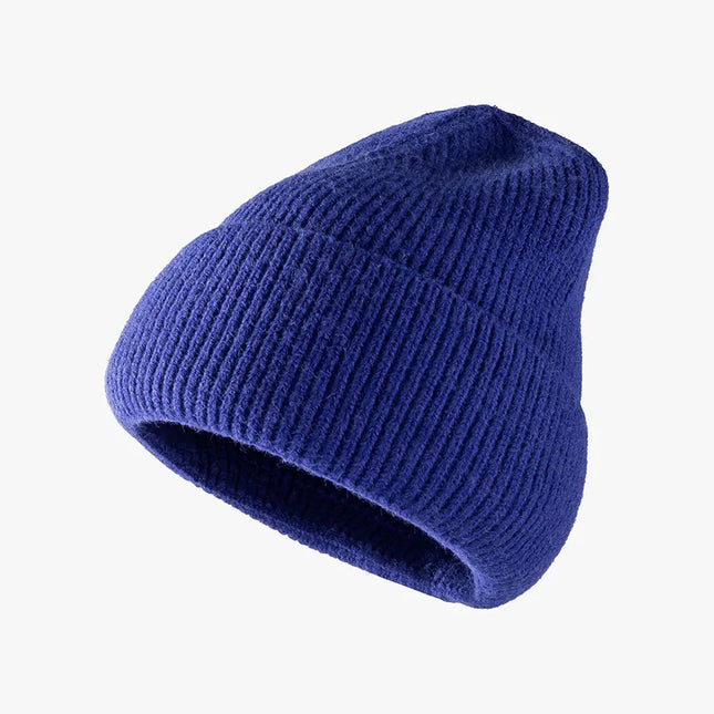 Thermal Solid Knit Hat Violet One Size