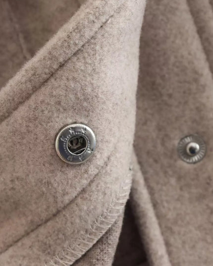 Snap Down Long Sleeve Jacket